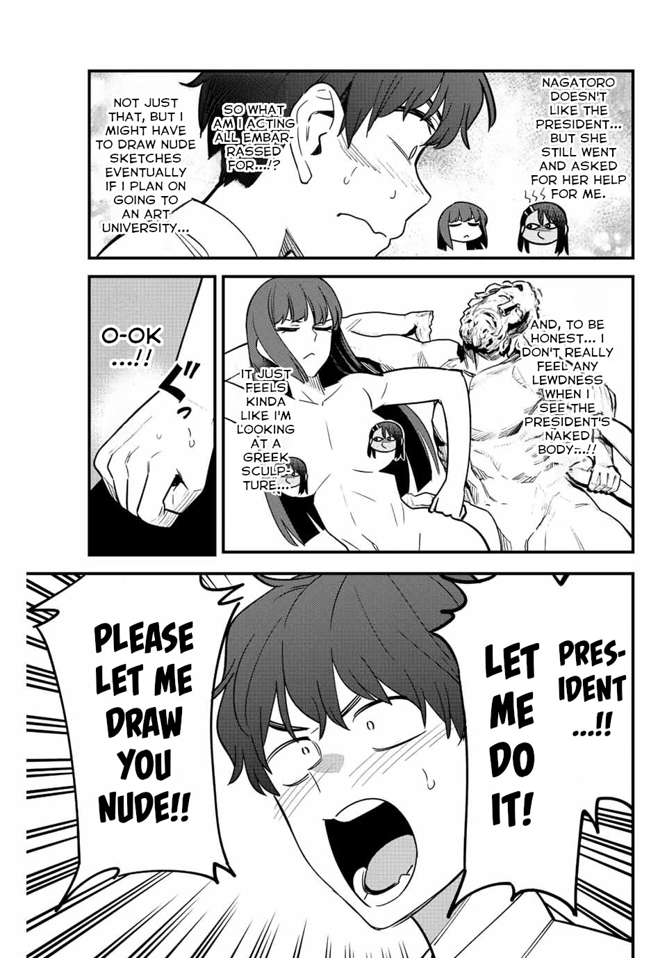Please don't bully me, Nagatoro Chapter 113 page 17 - Chapter 113: Take good care of me, Senpai ♥