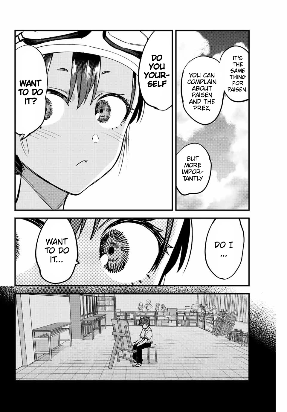 Please don't bully me, Nagatoro Chapter 113 page 8 - Chapter 113: Take good care of me, Senpai ♥