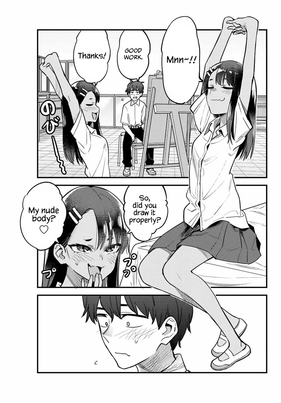 Please don't bully me, Nagatoro Chapter 114 page 27 - Chapter 114: Take good care of me, Senpai ♥