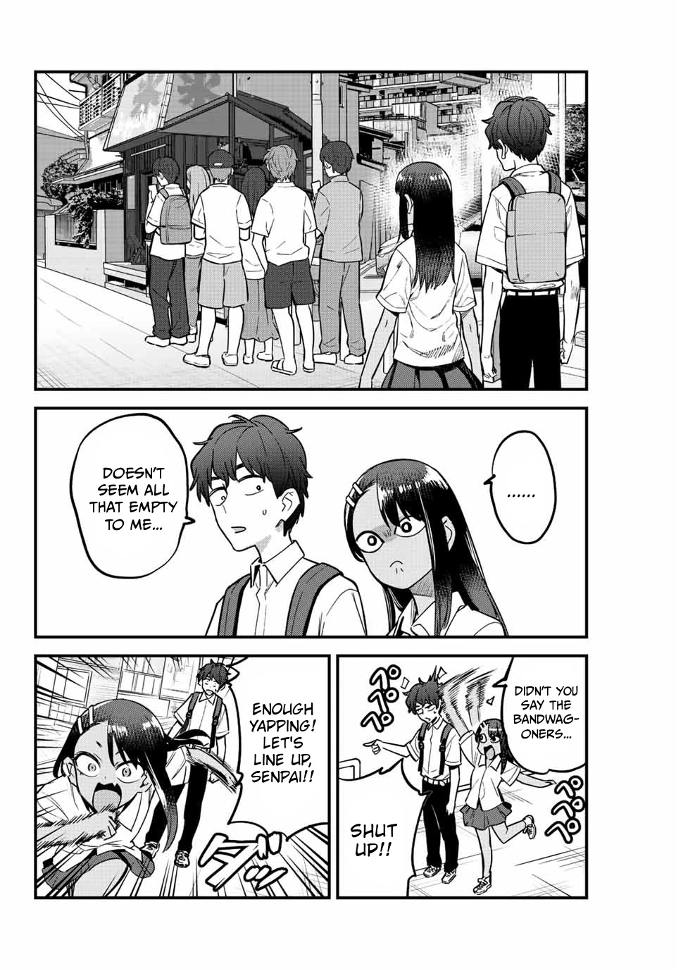 Please don't bully me, Nagatoro Chapter 115 page 12 - Chapter 115: You want to kiss me, don't you Senpai? ♥