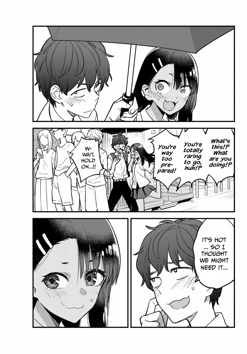 Please don't bully me, Nagatoro Chapter 115 page 15 - Chapter 115: You want to kiss me, don't you Senpai? ♥