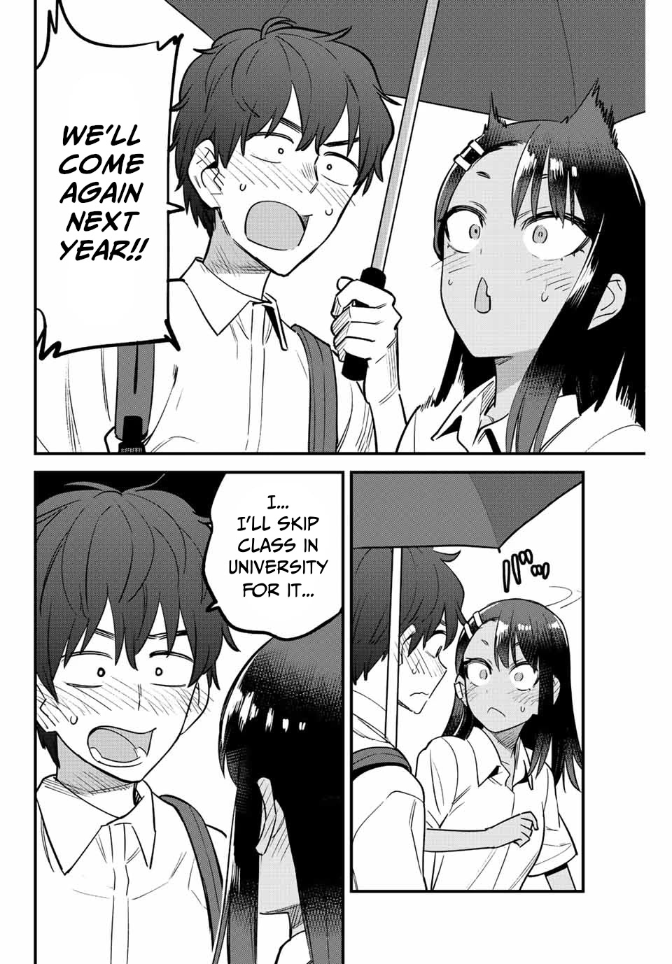 Please don't bully me, Nagatoro Chapter 115 page 22 - Chapter 115: You want to kiss me, don't you Senpai? ♥