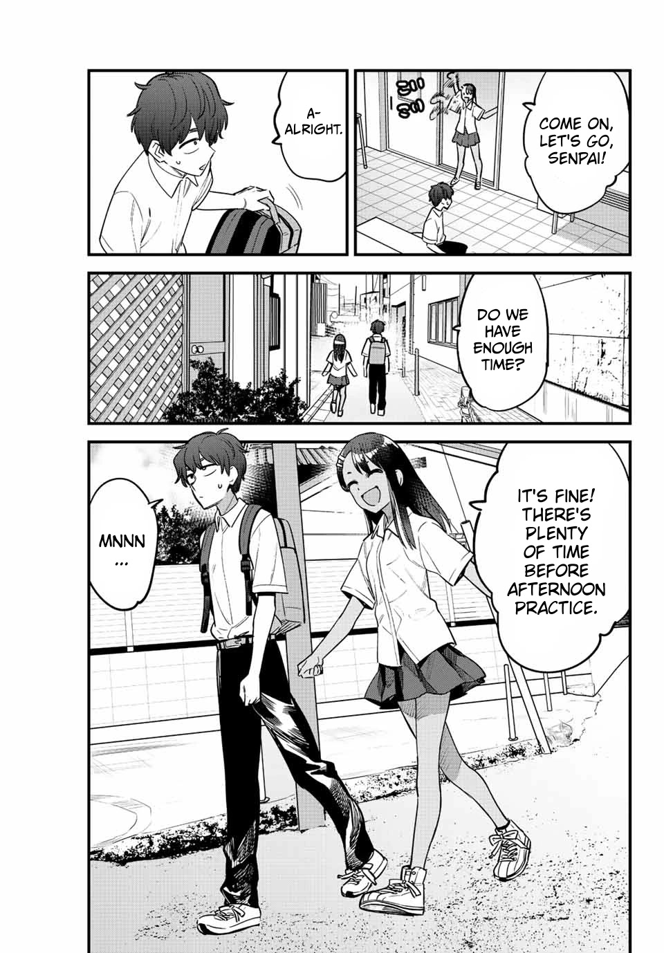 Please don't bully me, Nagatoro Chapter 115 page 9 - Chapter 115: You want to kiss me, don't you Senpai? ♥