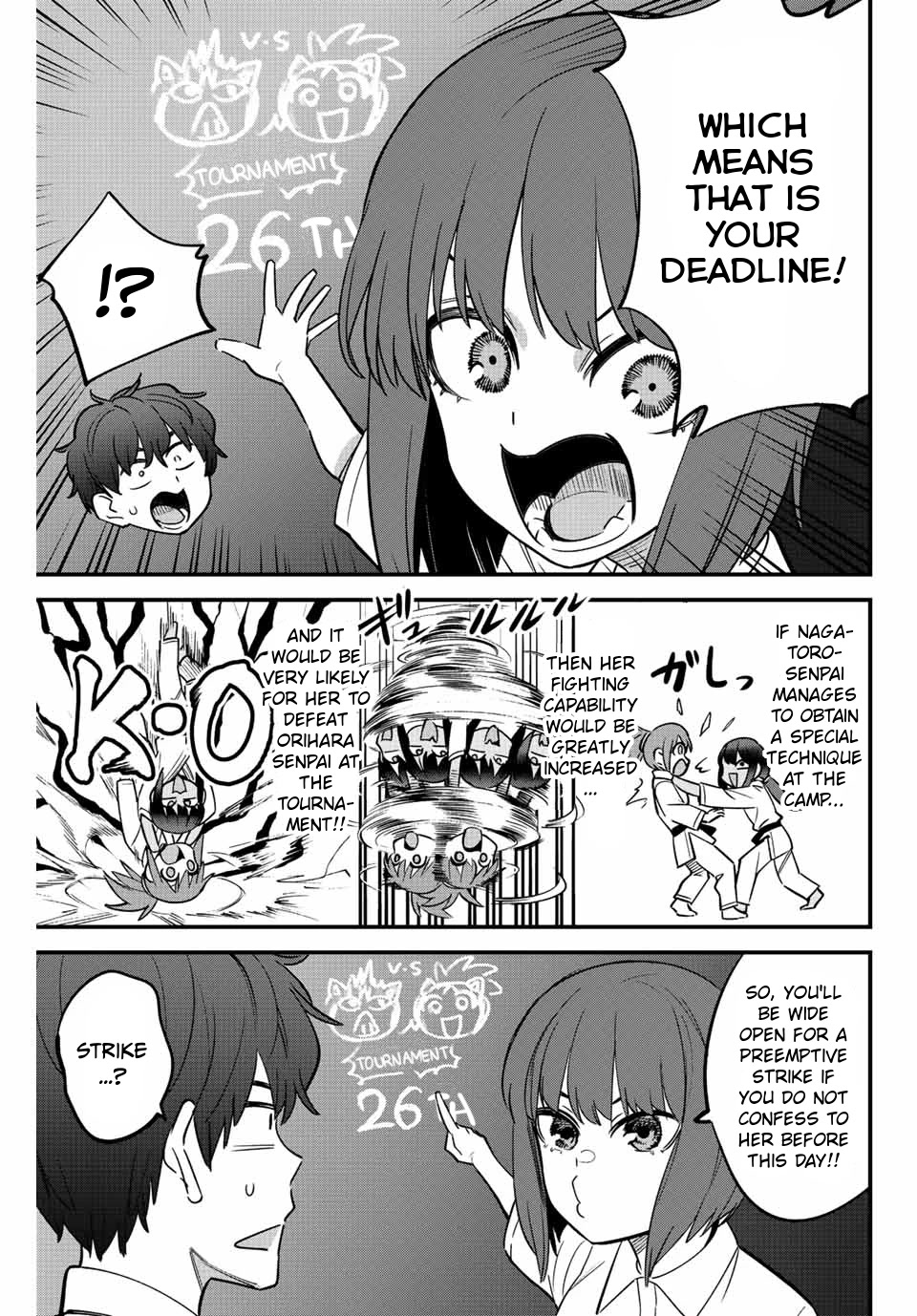 Please don't bully me, Nagatoro Chapter 116 page 15 - Chapter 116: Special Technique!! The Senpai Killer~!!