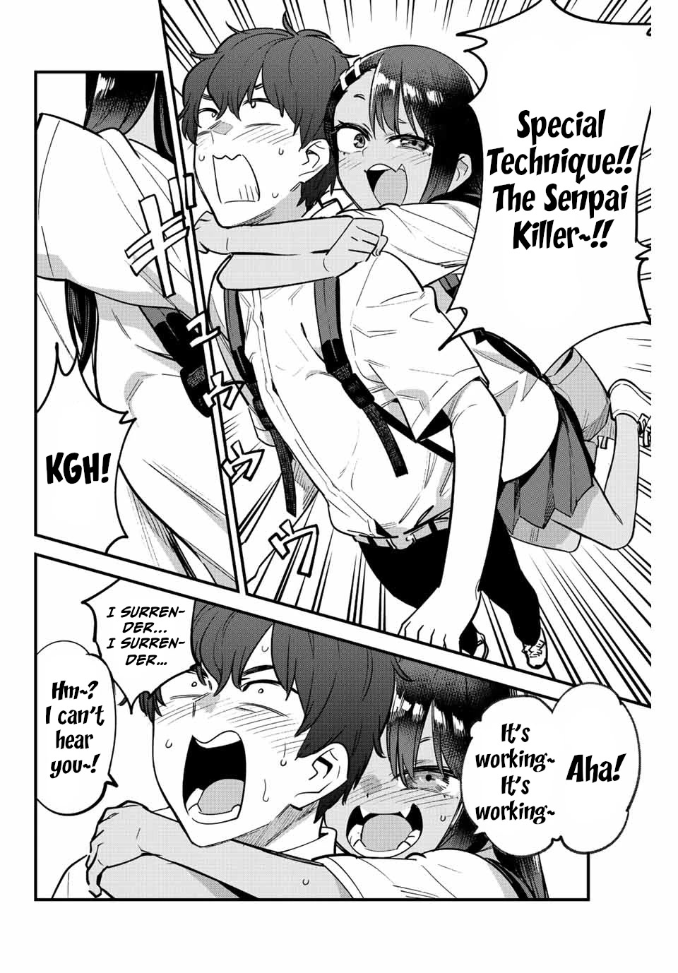 Please don't bully me, Nagatoro Chapter 116 page 6 - Chapter 116: Special Technique!! The Senpai Killer~!!