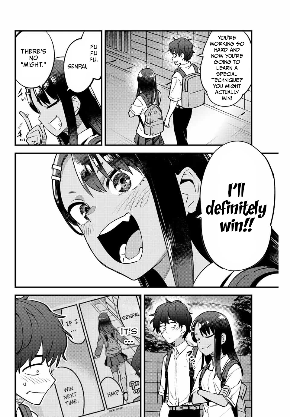 Please don't bully me, Nagatoro Chapter 116 page 8 - Chapter 116: Special Technique!! The Senpai Killer~!!