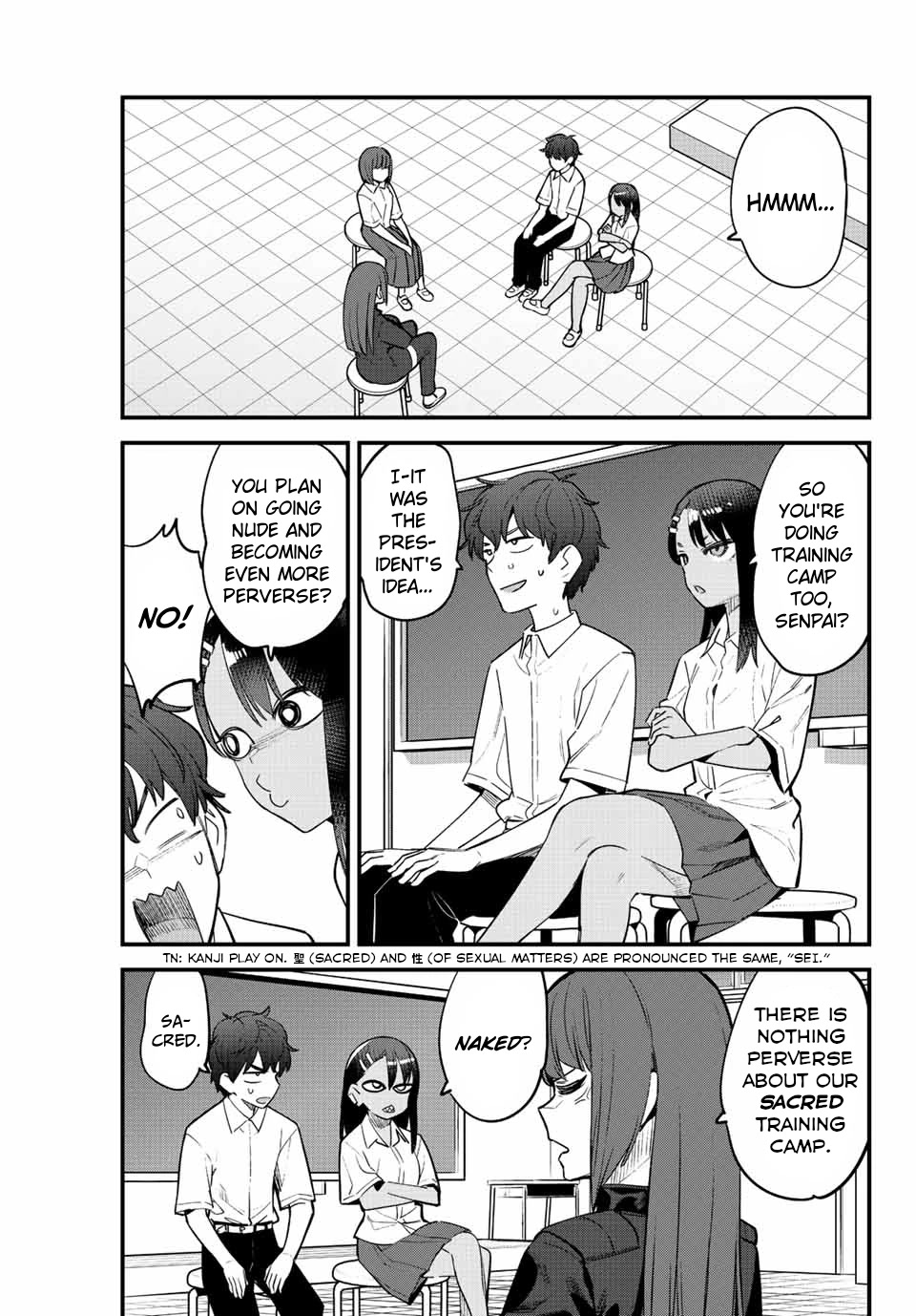 Please don't bully me, Nagatoro Chapter 117 page 3 - Chapter 117: So you're doing training camp too, Senpai?