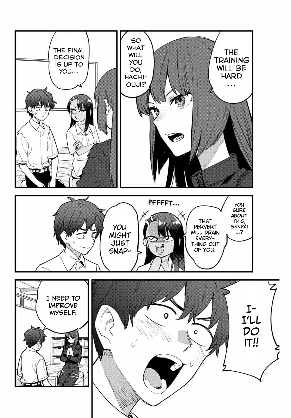 Please don't bully me, Nagatoro Chapter 117 page 4 - Chapter 117: So you're doing training camp too, Senpai?