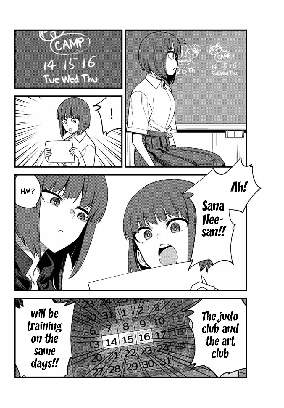 Please don't bully me, Nagatoro Chapter 117 page 8 - Chapter 117: So you're doing training camp too, Senpai?