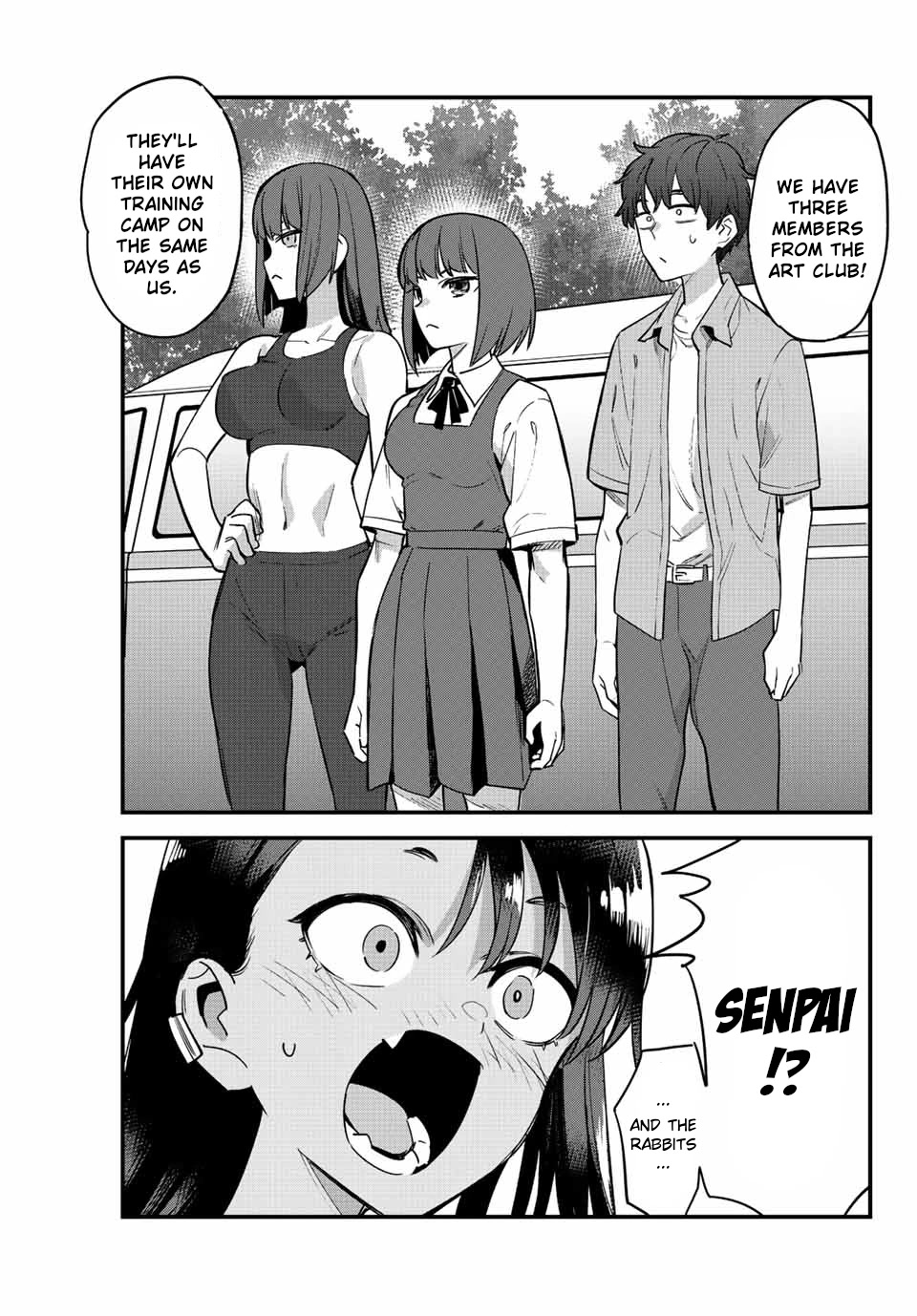 Please don't bully me, Nagatoro Chapter 118 page 11 - Chapter 118: Senpai!? ... and the rabbits....