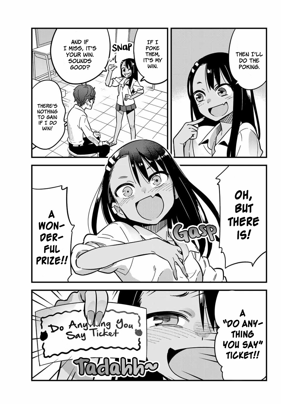 Please don't bully me, Nagatoro Chapter 12 page 3 - Chapter 12: Senpai, Let's Play A Game!