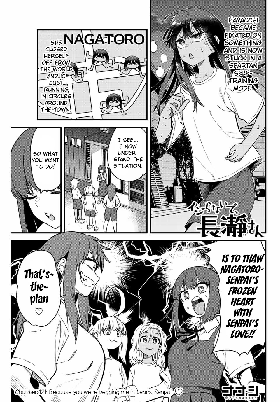 Please don't bully me, Nagatoro Chapter 121 page 1 - Chapter 121: Because you were begging me in tears, Senpai ♥
