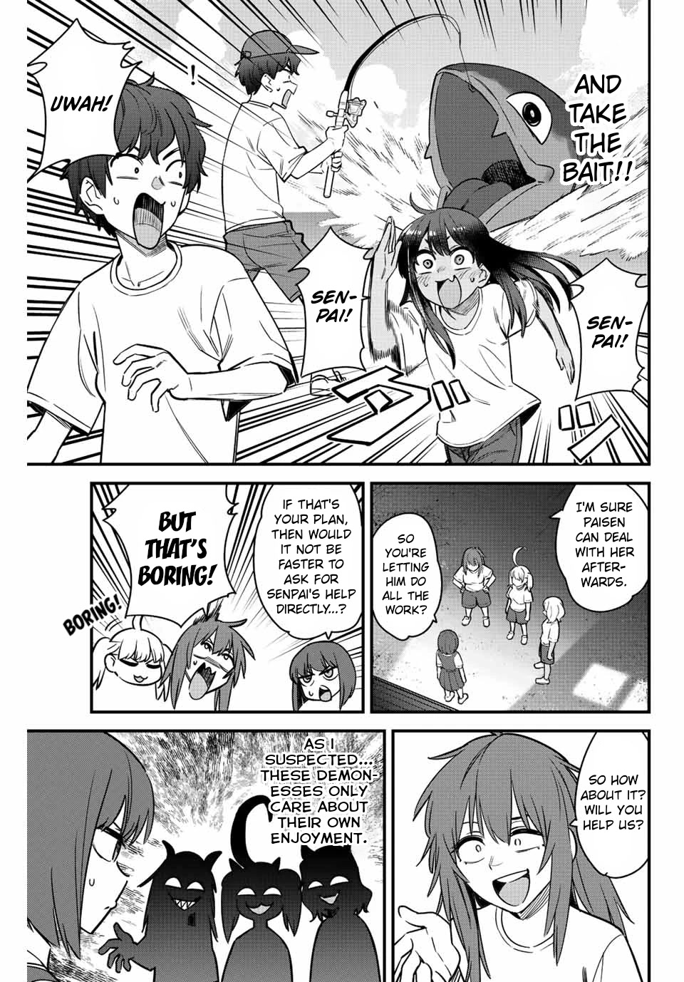 Please don't bully me, Nagatoro Chapter 121 page 3 - Chapter 121: Because you were begging me in tears, Senpai ♥
