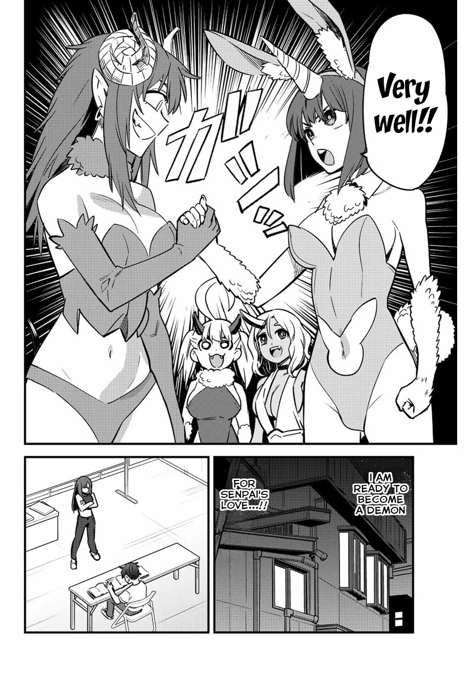 Please don't bully me, Nagatoro Chapter 121 page 4 - Chapter 121: Because you were begging me in tears, Senpai ♥