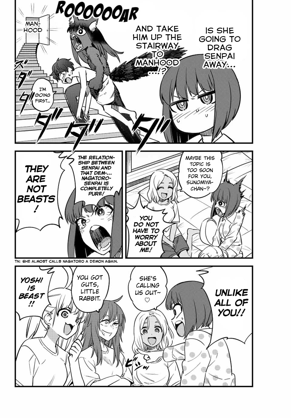 Please don't bully me, Nagatoro Chapter 122 page 4 - Chapter 122: Senpai, you're getting... too cocky...