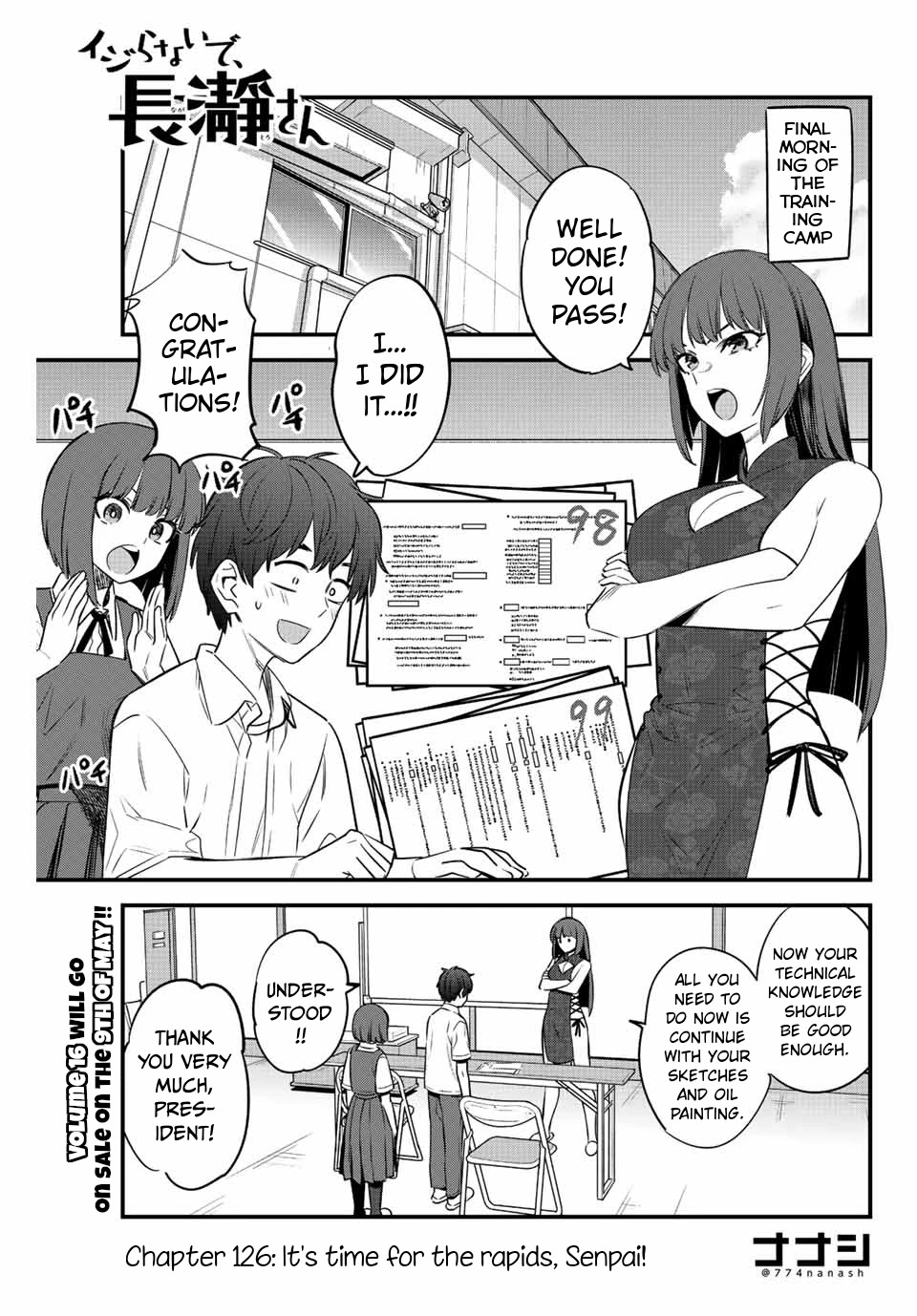 Please don't bully me, Nagatoro Chapter 126 page 1 - Chapter 126: It's time for the rapids, Senpai!