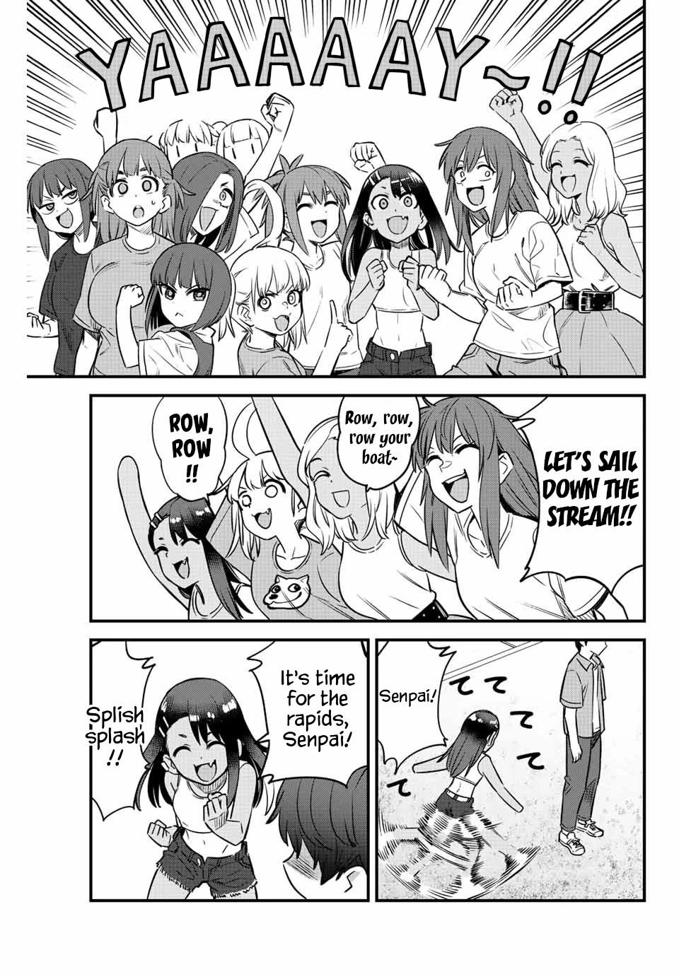 Please don't bully me, Nagatoro Chapter 126 page 17 - Chapter 126: It's time for the rapids, Senpai!
