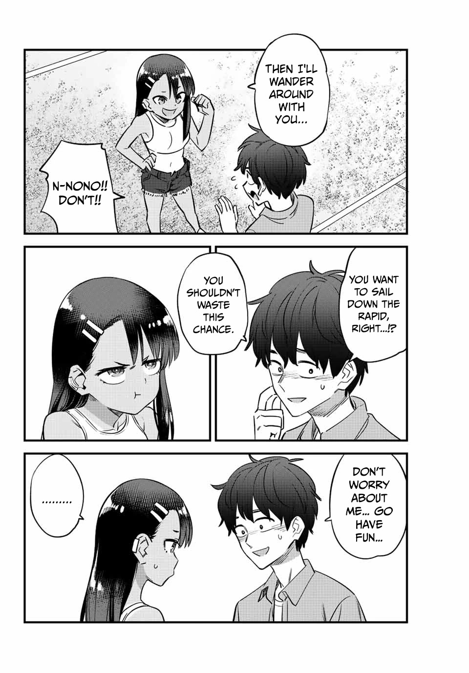 Please don't bully me, Nagatoro Chapter 126 page 20 - Chapter 126: It's time for the rapids, Senpai!