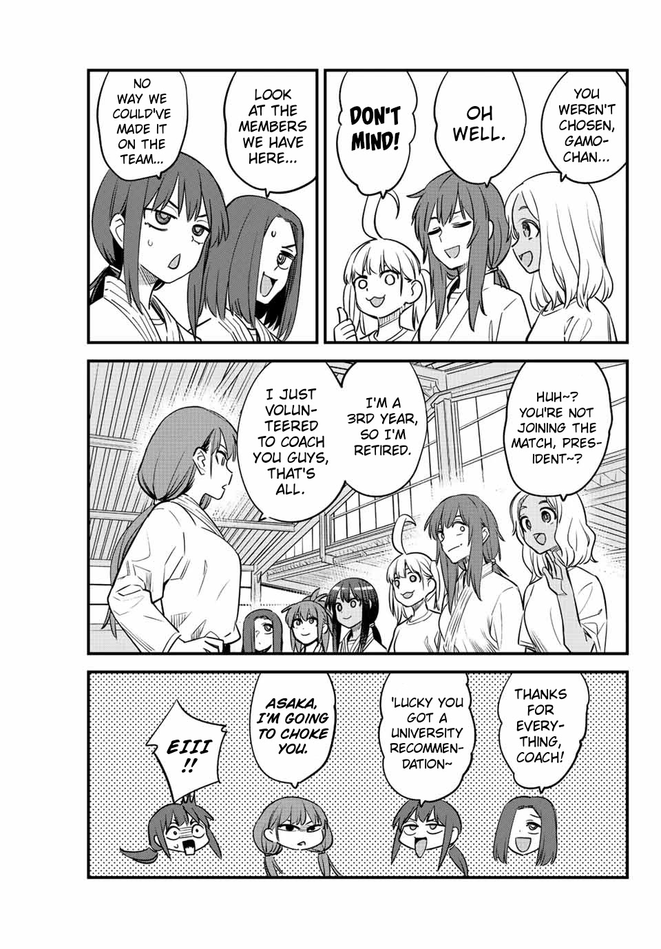 Please don't bully me, Nagatoro Chapter 126 page 7 - Chapter 126: It's time for the rapids, Senpai!