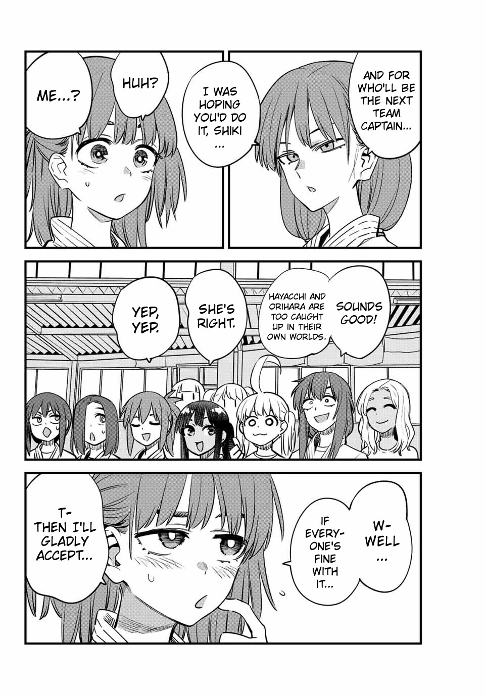 Please don't bully me, Nagatoro Chapter 126 page 8 - Chapter 126: It's time for the rapids, Senpai!