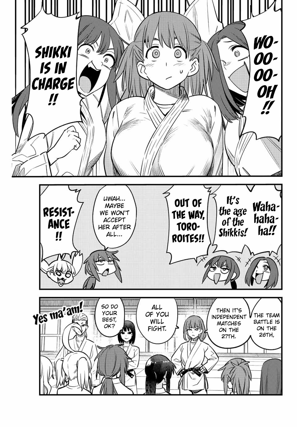 Please don't bully me, Nagatoro Chapter 126 page 9 - Chapter 126: It's time for the rapids, Senpai!