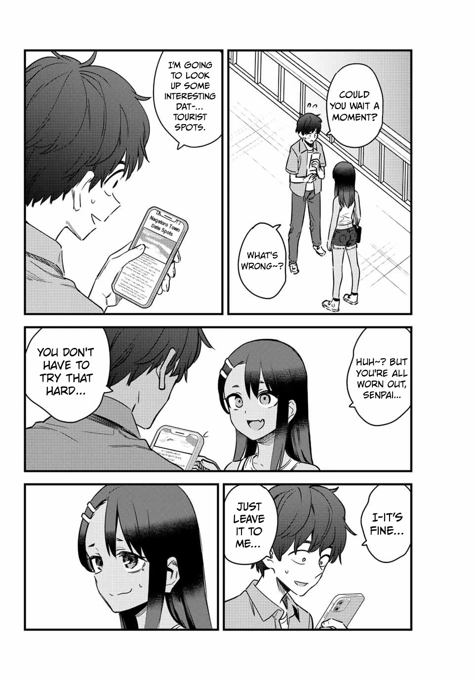 Please don't bully me, Nagatoro Chapter 127 page 10 - Chapter 127: Senpai... today's... a special day.