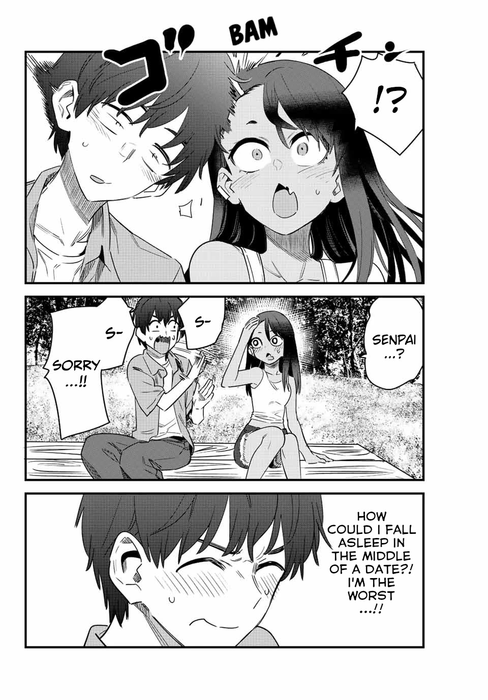 Please don't bully me, Nagatoro Chapter 127 page 14 - Chapter 127: Senpai... today's... a special day.
