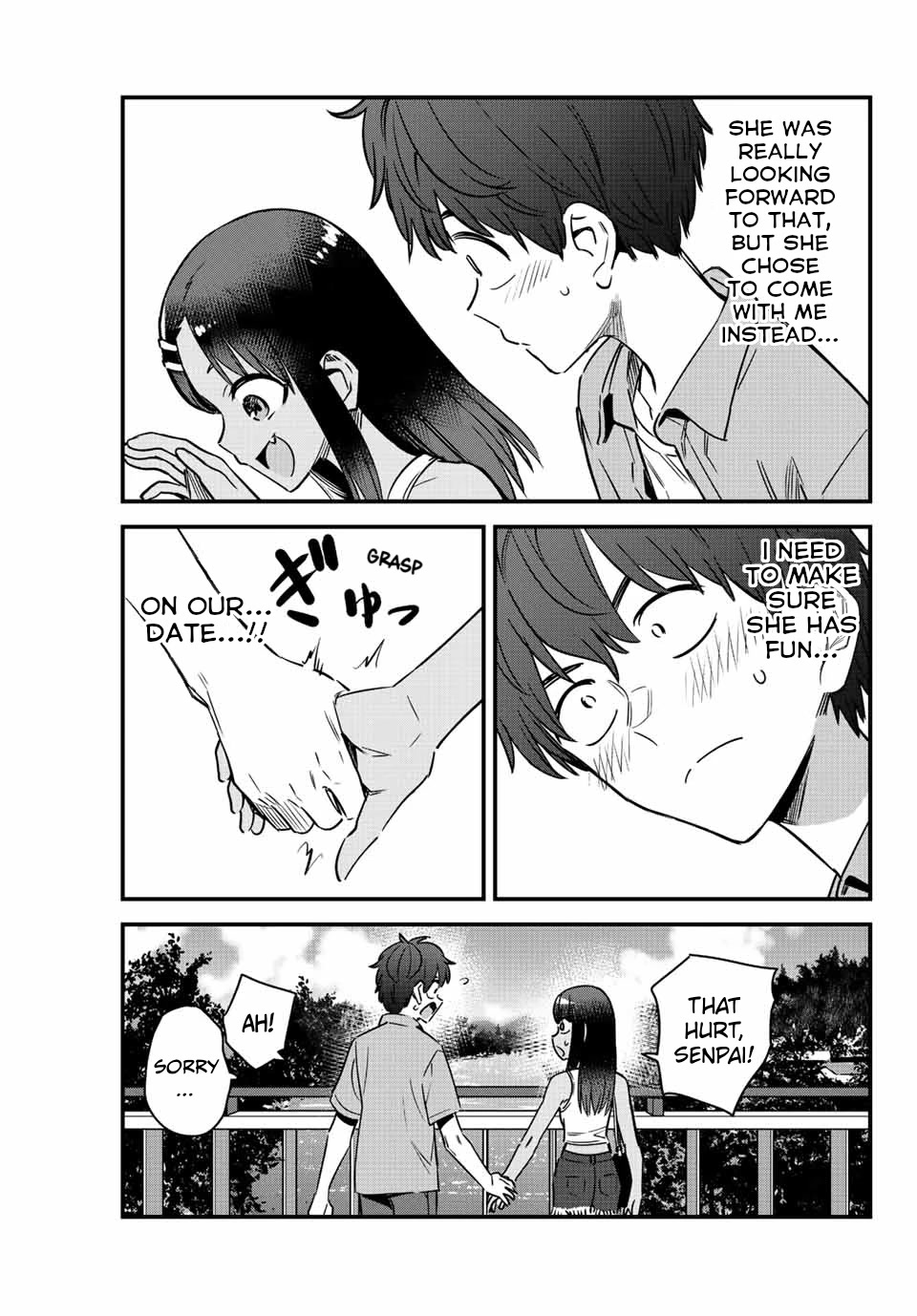 Please don't bully me, Nagatoro Chapter 127 page 9 - Chapter 127: Senpai... today's... a special day.