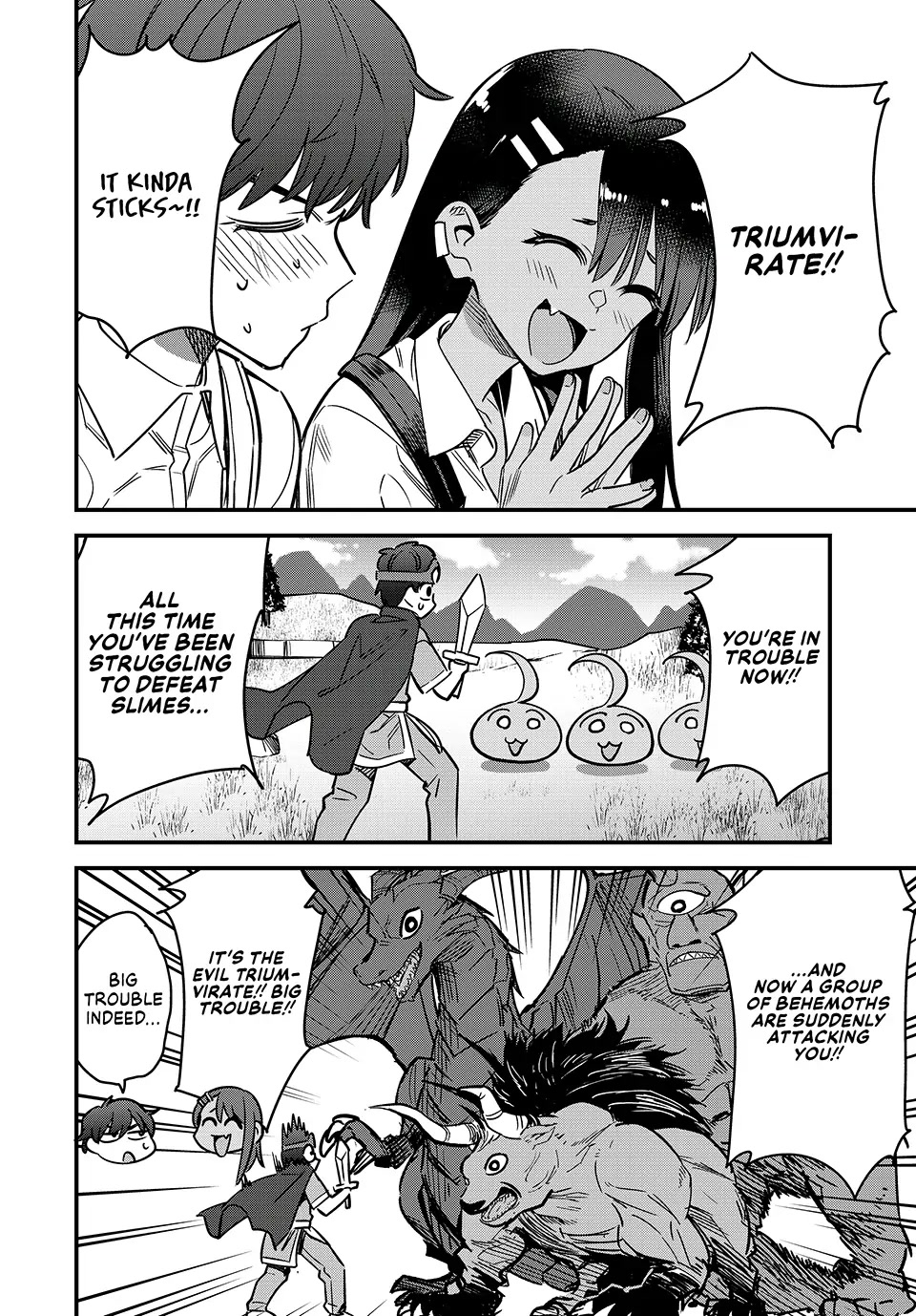 Please don't bully me, Nagatoro Chapter 128 page 8 - Chapter 128: Thanks for looking after my Senpai...!!