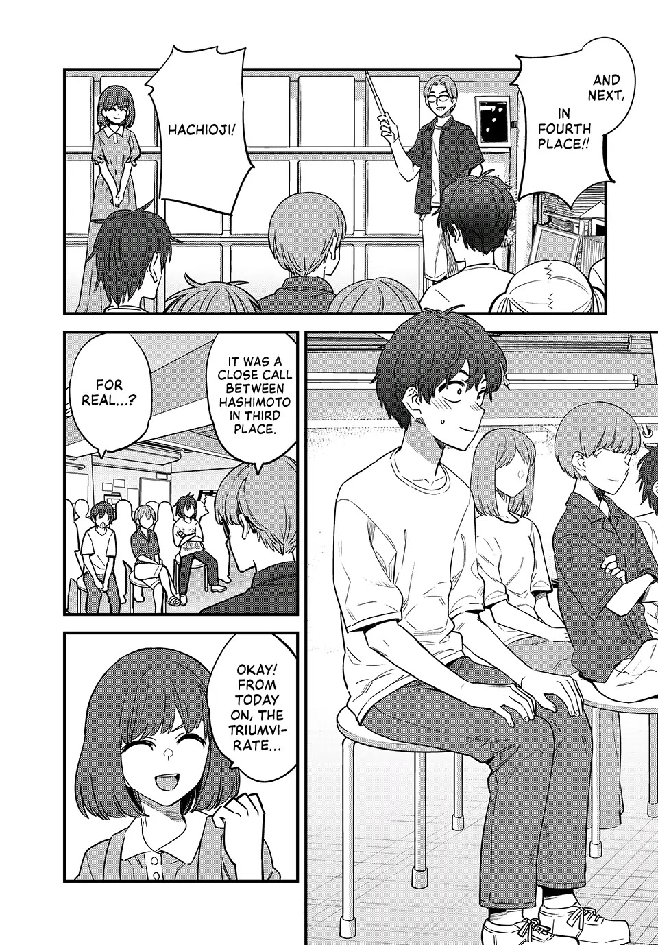 Please don't bully me, Nagatoro Chapter 129 page 14 - Chapter 129: Even Senpai's been trying his hardest