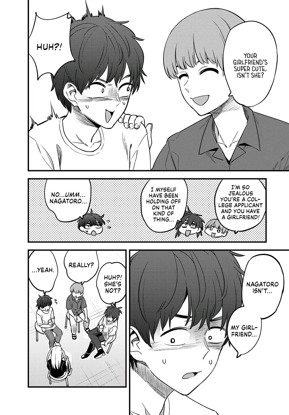 Please don't bully me, Nagatoro Chapter 129 page 16 - Chapter 129: Even Senpai's been trying his hardest