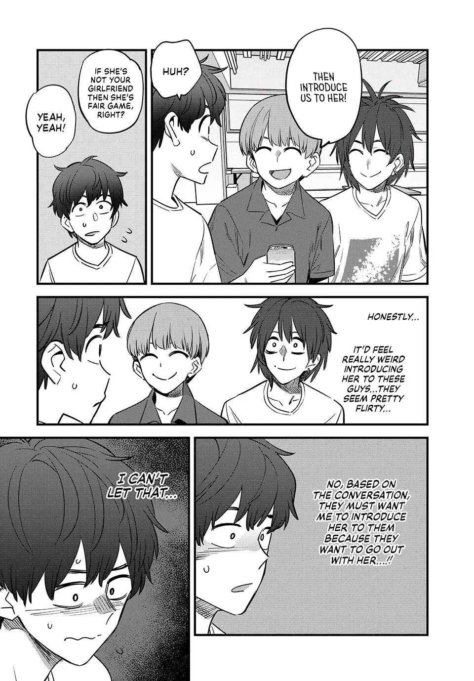Please don't bully me, Nagatoro Chapter 129 page 17 - Chapter 129: Even Senpai's been trying his hardest