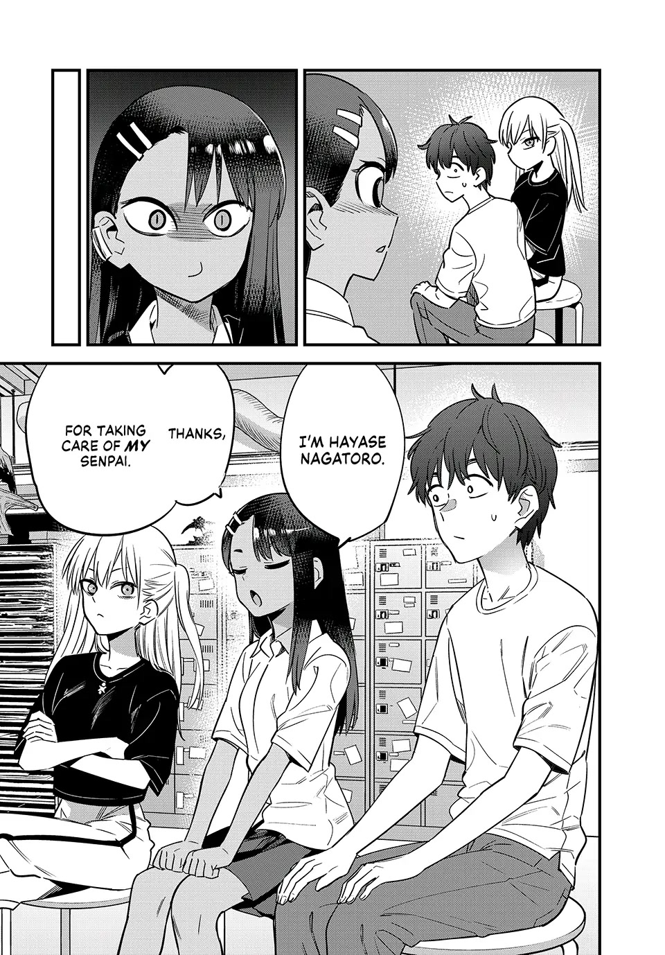 Please don't bully me, Nagatoro Chapter 129 page 19 - Chapter 129: Even Senpai's been trying his hardest