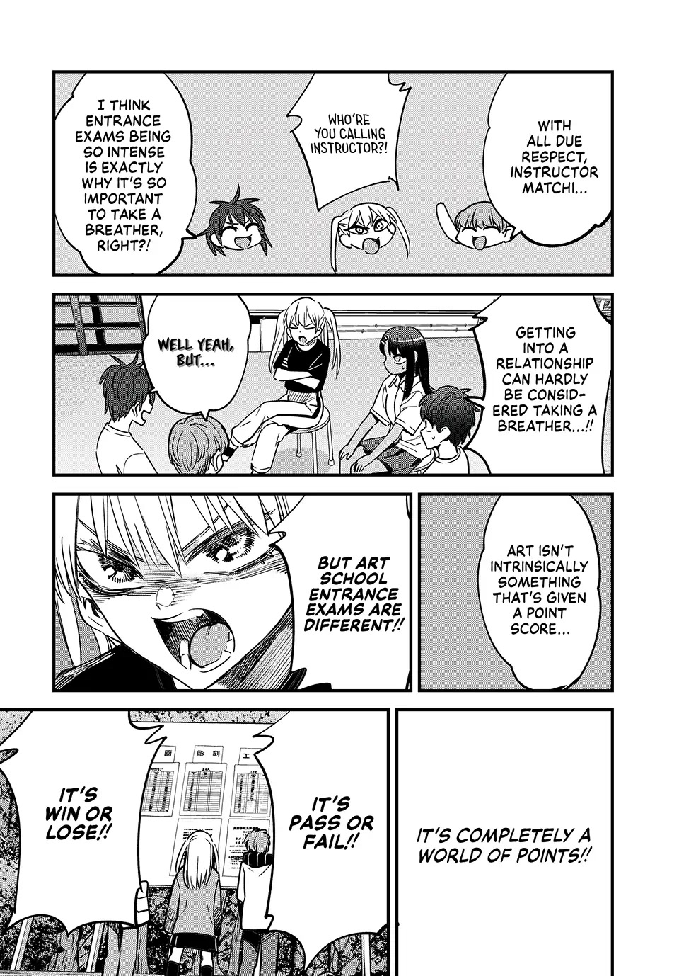 Please don't bully me, Nagatoro Chapter 129 page 23 - Chapter 129: Even Senpai's been trying his hardest