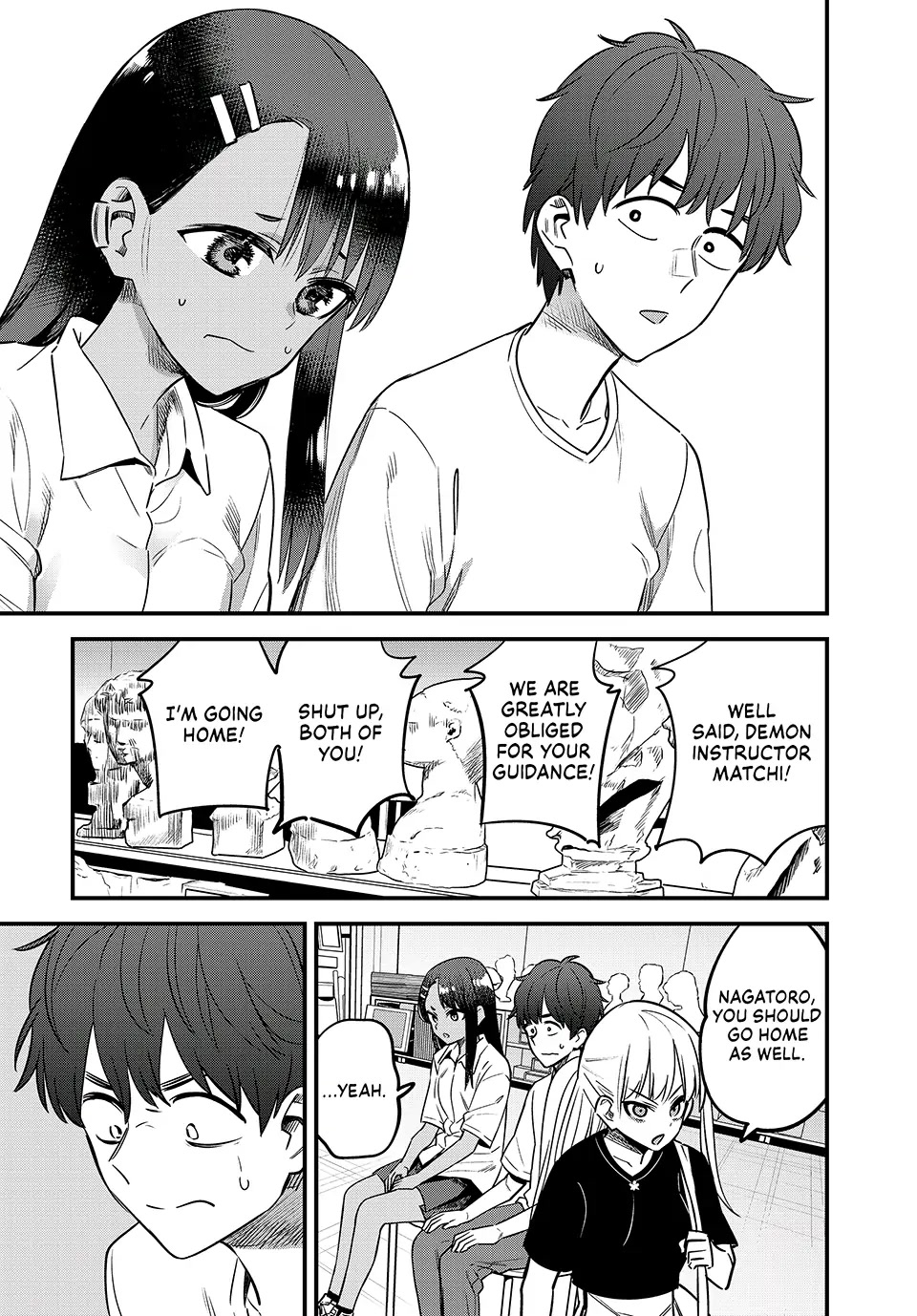 Please don't bully me, Nagatoro Chapter 129 page 25 - Chapter 129: Even Senpai's been trying his hardest