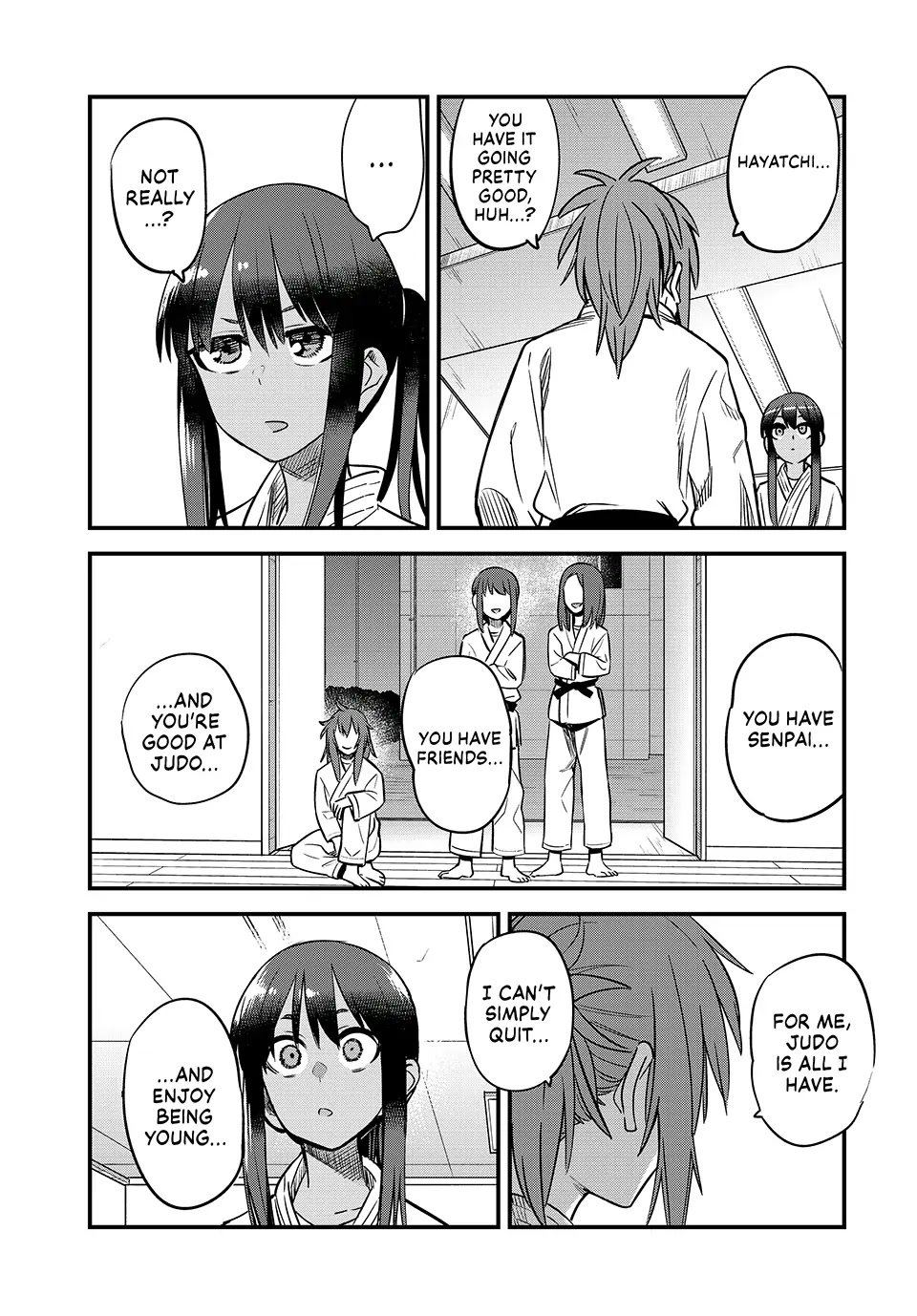 Please don't bully me, Nagatoro Chapter 129 page 6 - Chapter 129: Even Senpai's been trying his hardest