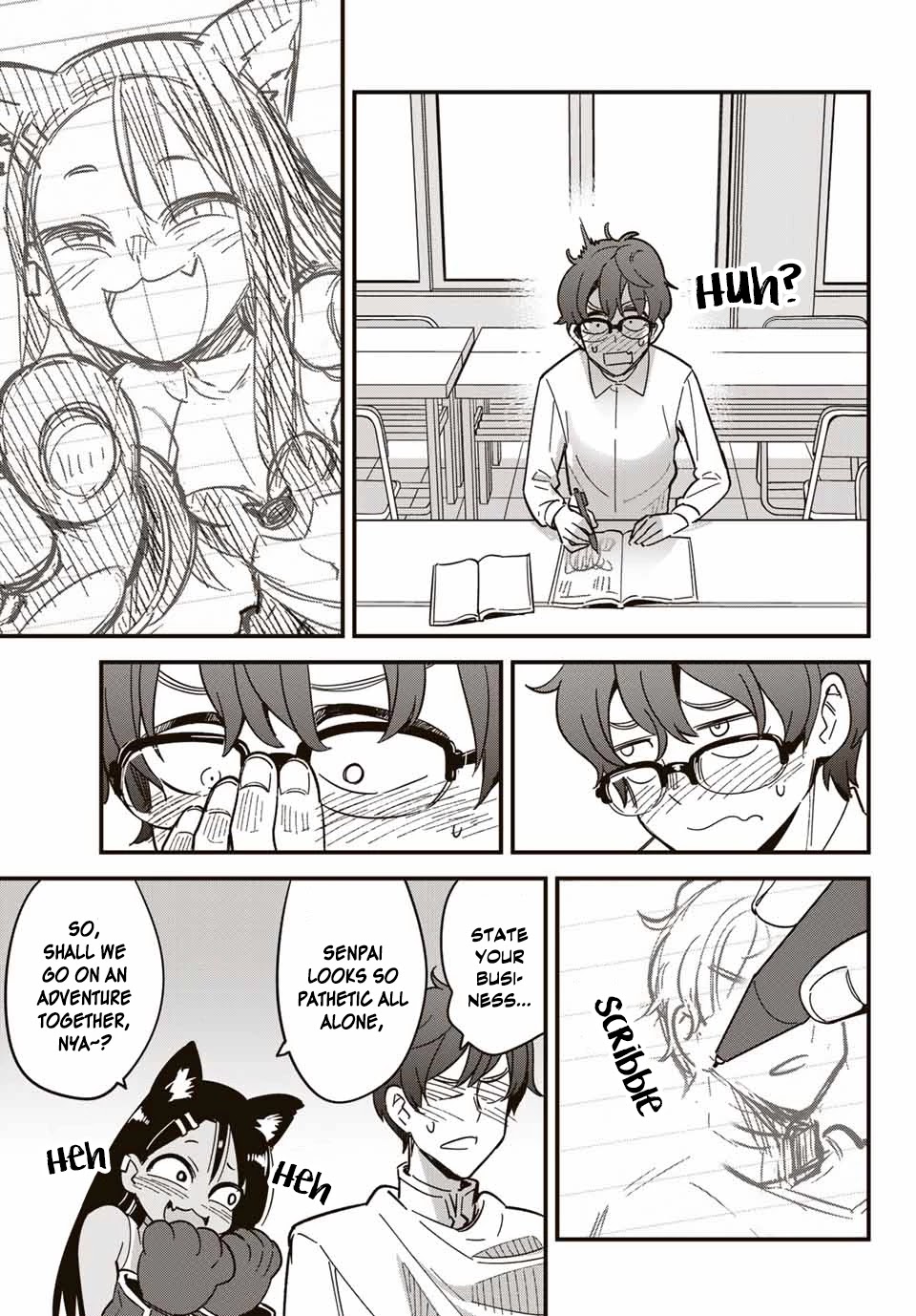 Please don't bully me, Nagatoro Chapter 13 page 5 - Chapter 13: Nope, This Is Senpai's Drawing