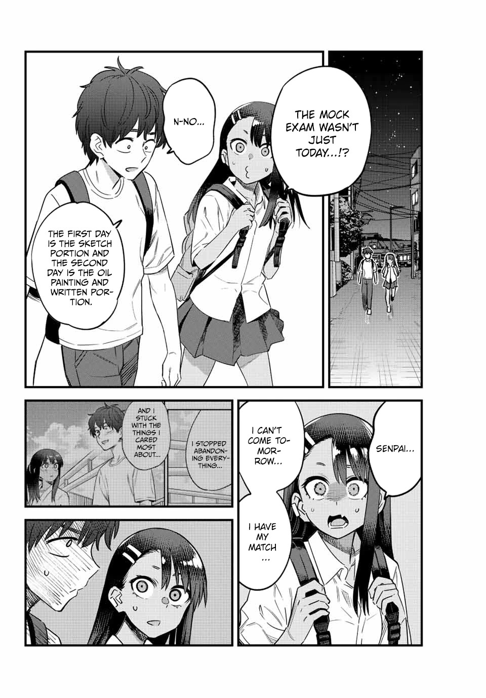 Please don't bully me, Nagatoro Chapter 133 page 12 - Chapter 133: I understand what you're trying to say, Senpai...