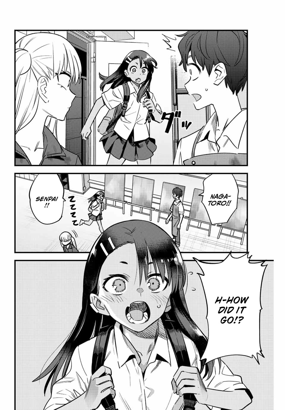 Please don't bully me, Nagatoro Chapter 134 page 14 - Chapter 134: Senpai!! H-How did it go!?