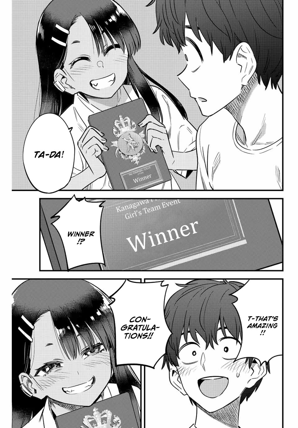 Please don't bully me, Nagatoro Chapter 134 page 17 - Chapter 134: Senpai!! H-How did it go!?