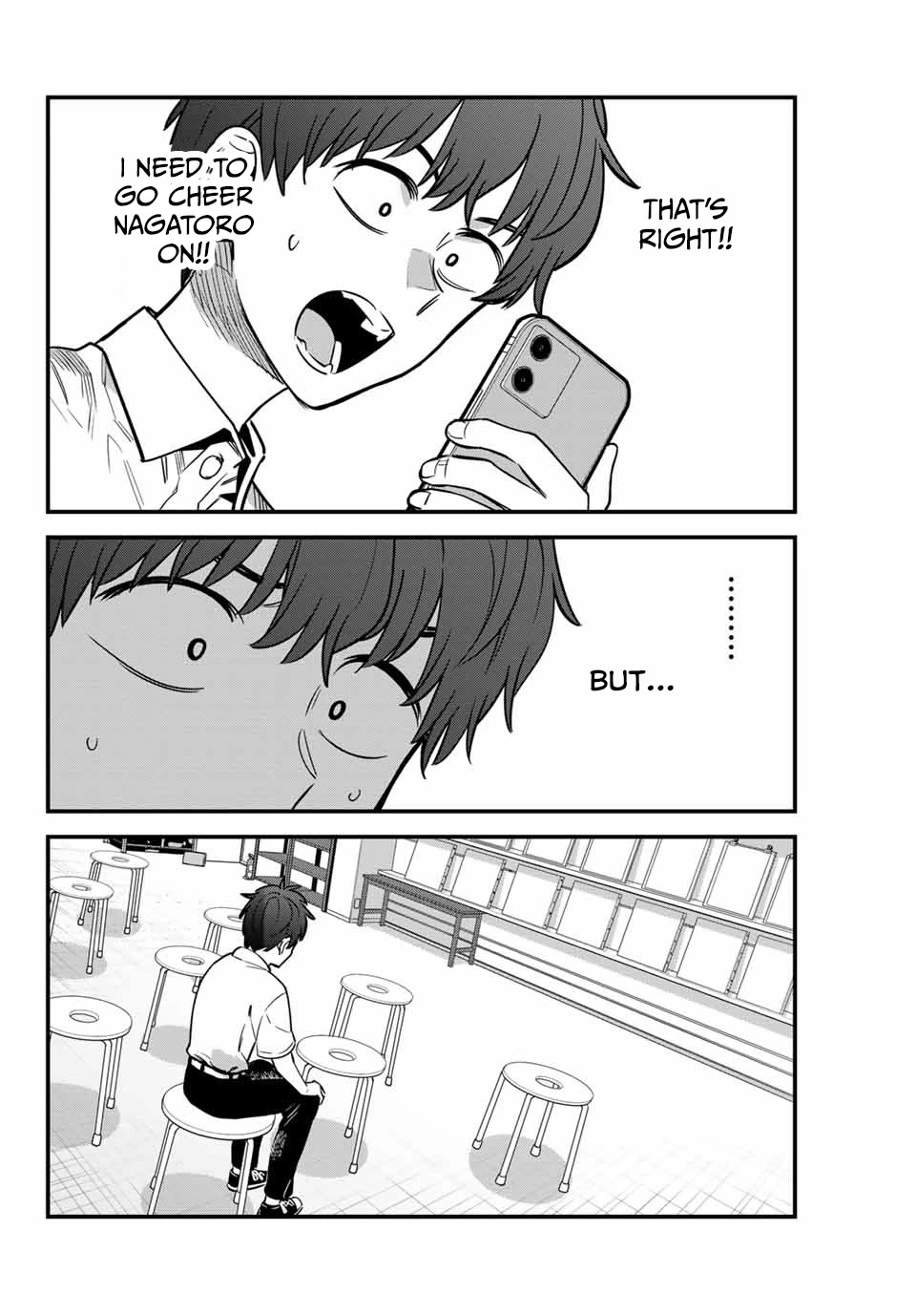 Please don't bully me, Nagatoro Chapter 135 page 10 - Chapter 135: Hold your heart high, Hachiouji!!