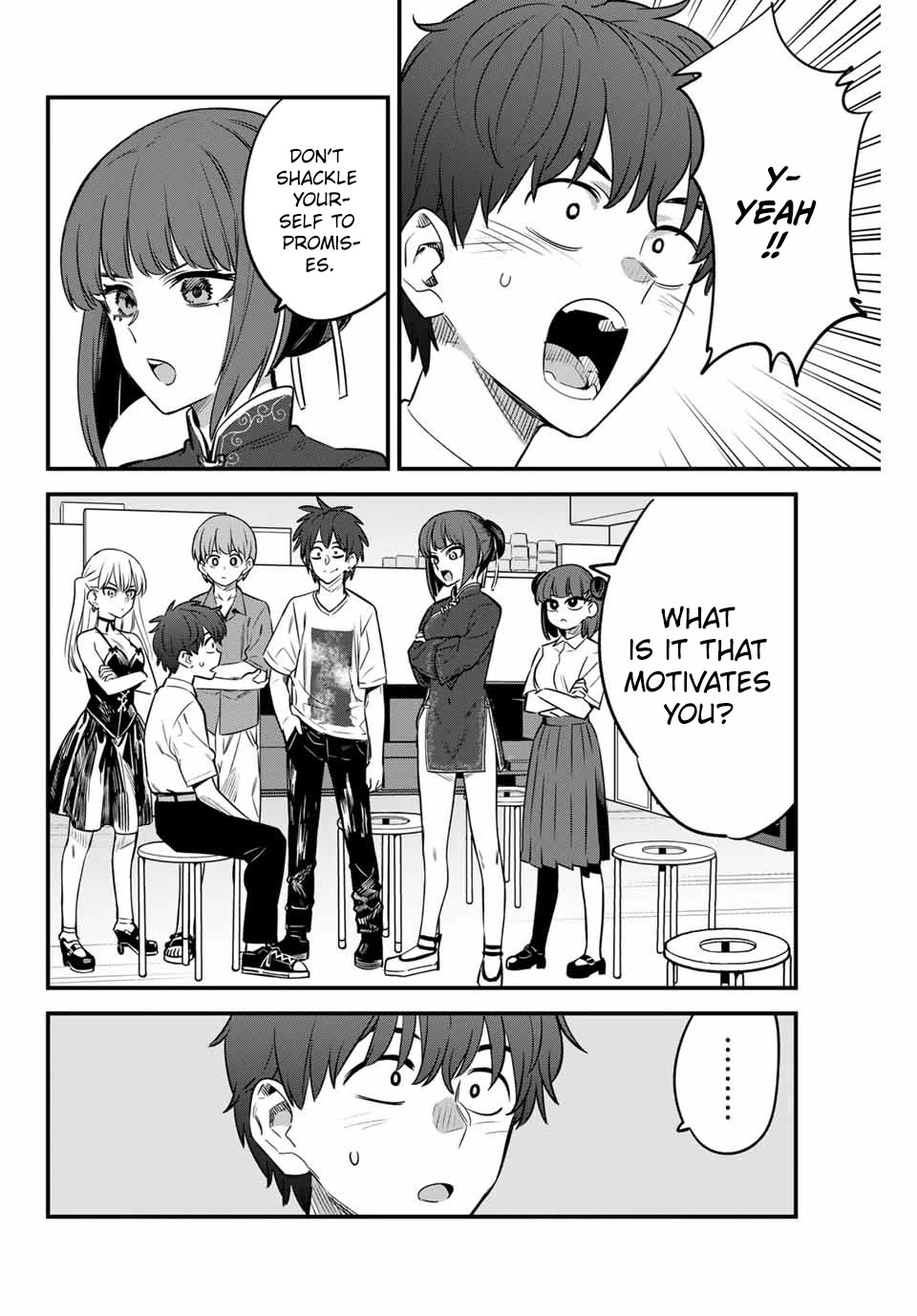 Please don't bully me, Nagatoro Chapter 135 page 18 - Chapter 135: Hold your heart high, Hachiouji!!