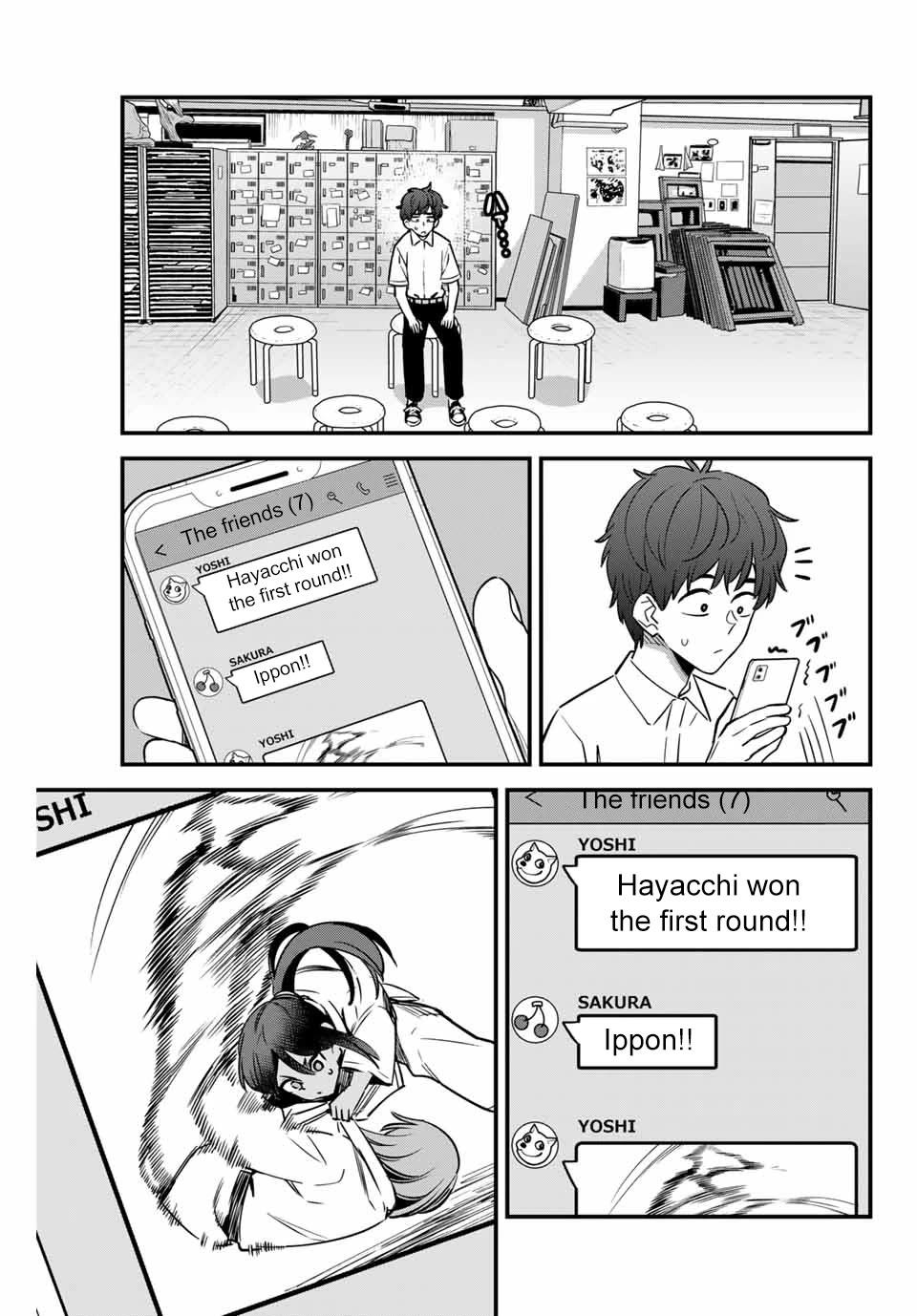 Please don't bully me, Nagatoro Chapter 135 page 9 - Chapter 135: Hold your heart high, Hachiouji!!