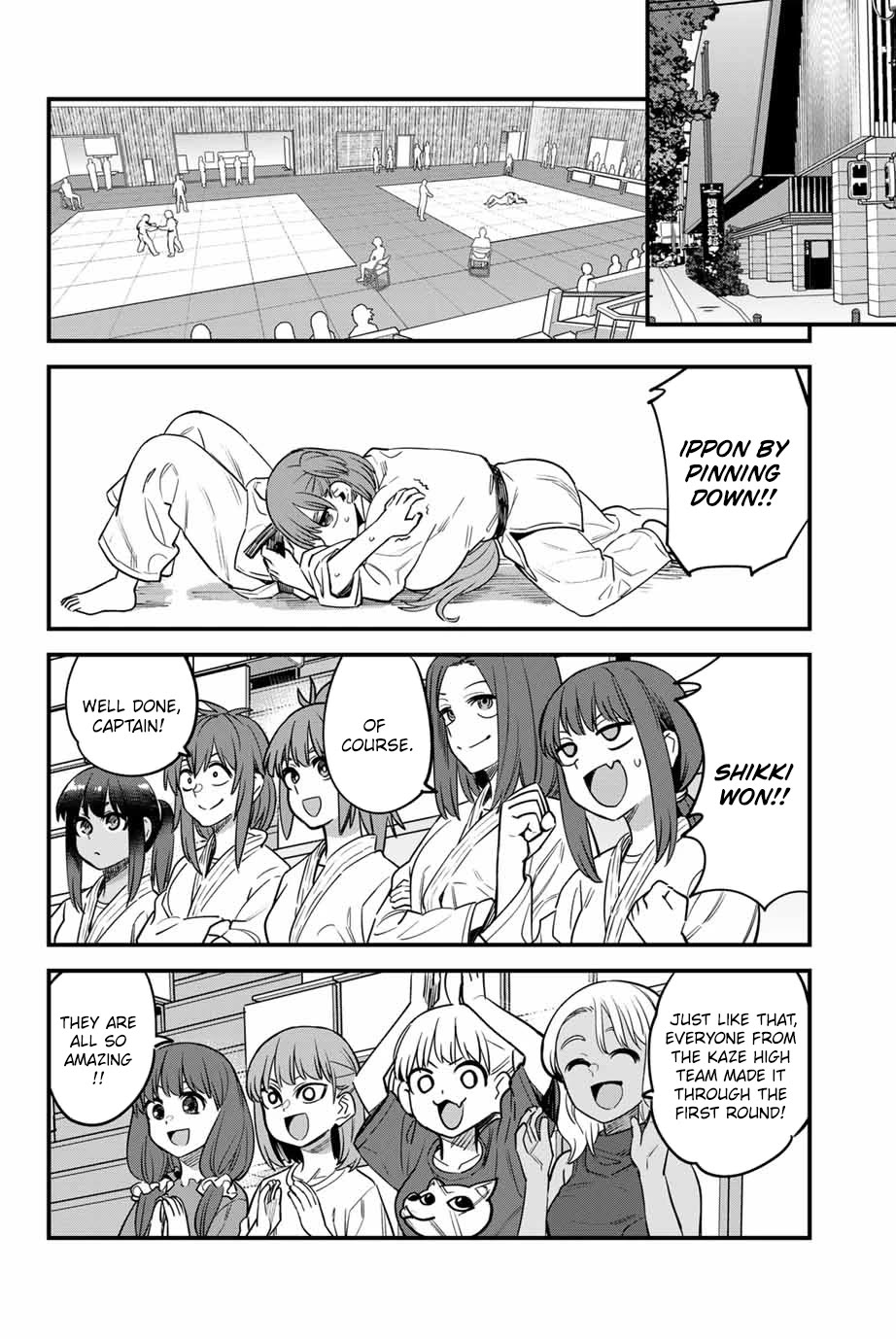 Please don't bully me, Nagatoro Chapter 136 page 10 - Chapter 136: Gamo-chan!! Go for it!!