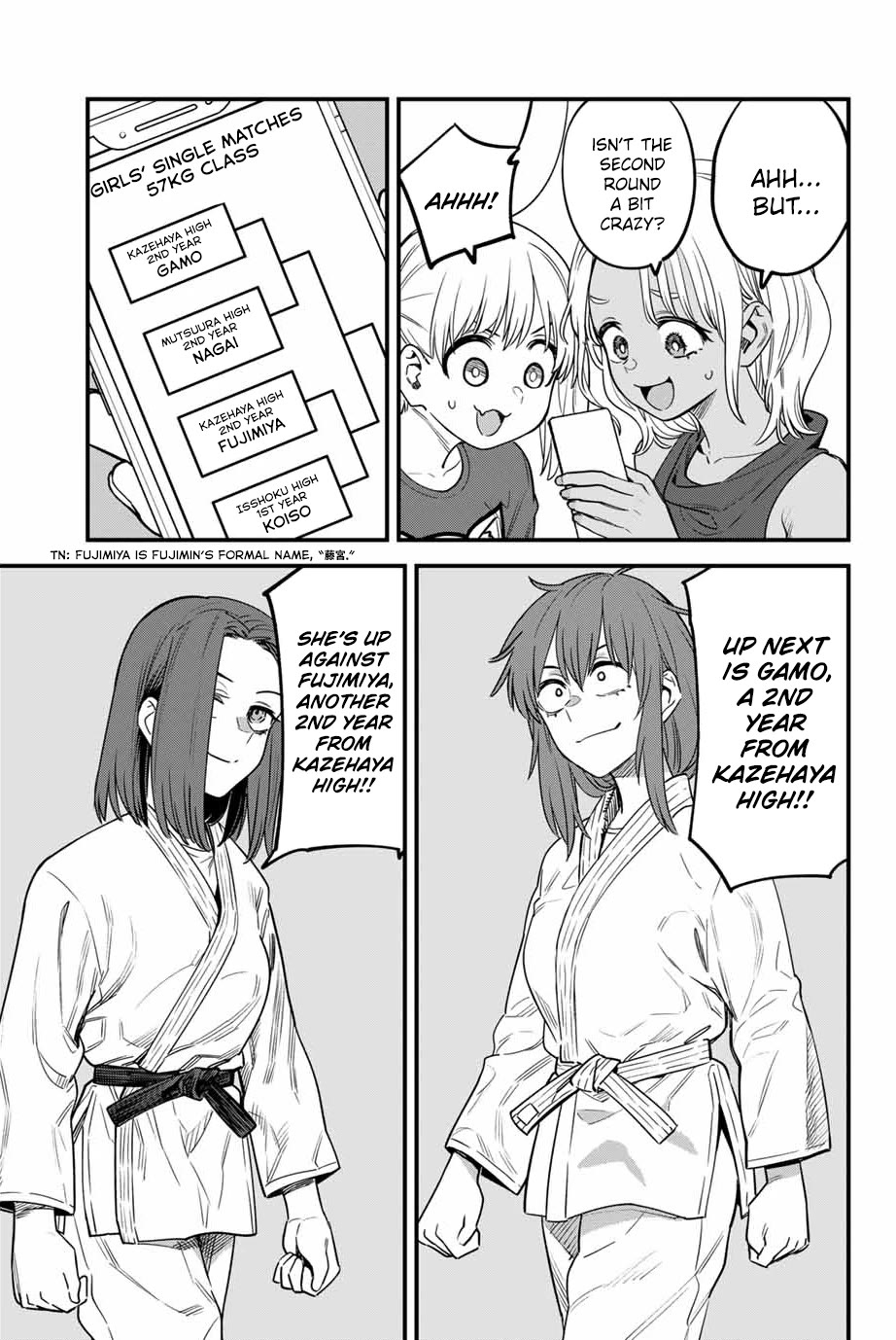 Please don't bully me, Nagatoro Chapter 136 page 11 - Chapter 136: Gamo-chan!! Go for it!!