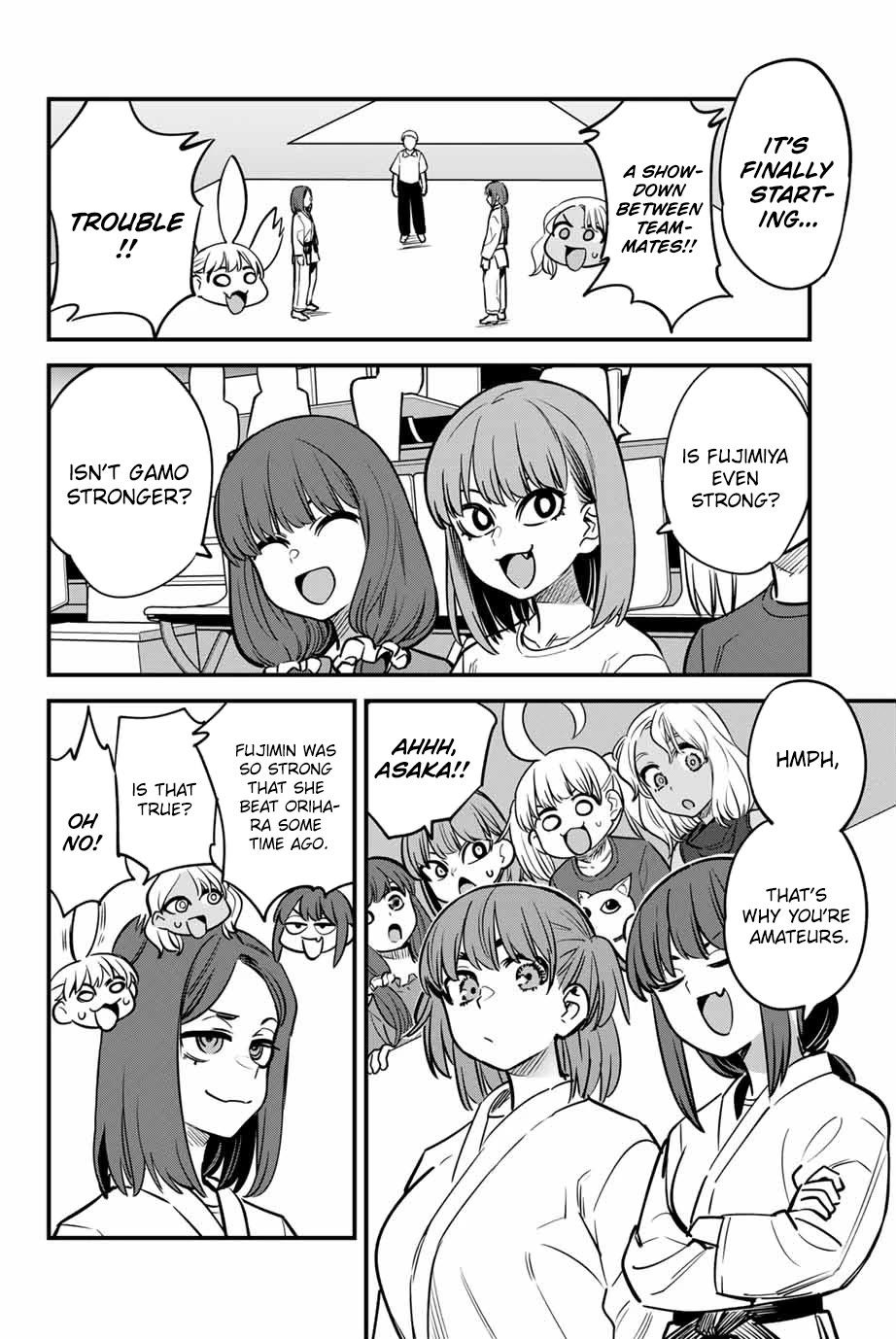Please don't bully me, Nagatoro Chapter 136 page 12 - Chapter 136: Gamo-chan!! Go for it!!