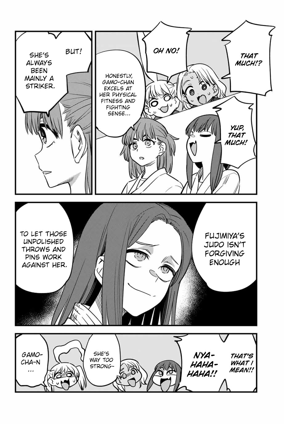 Please don't bully me, Nagatoro Chapter 136 page 14 - Chapter 136: Gamo-chan!! Go for it!!
