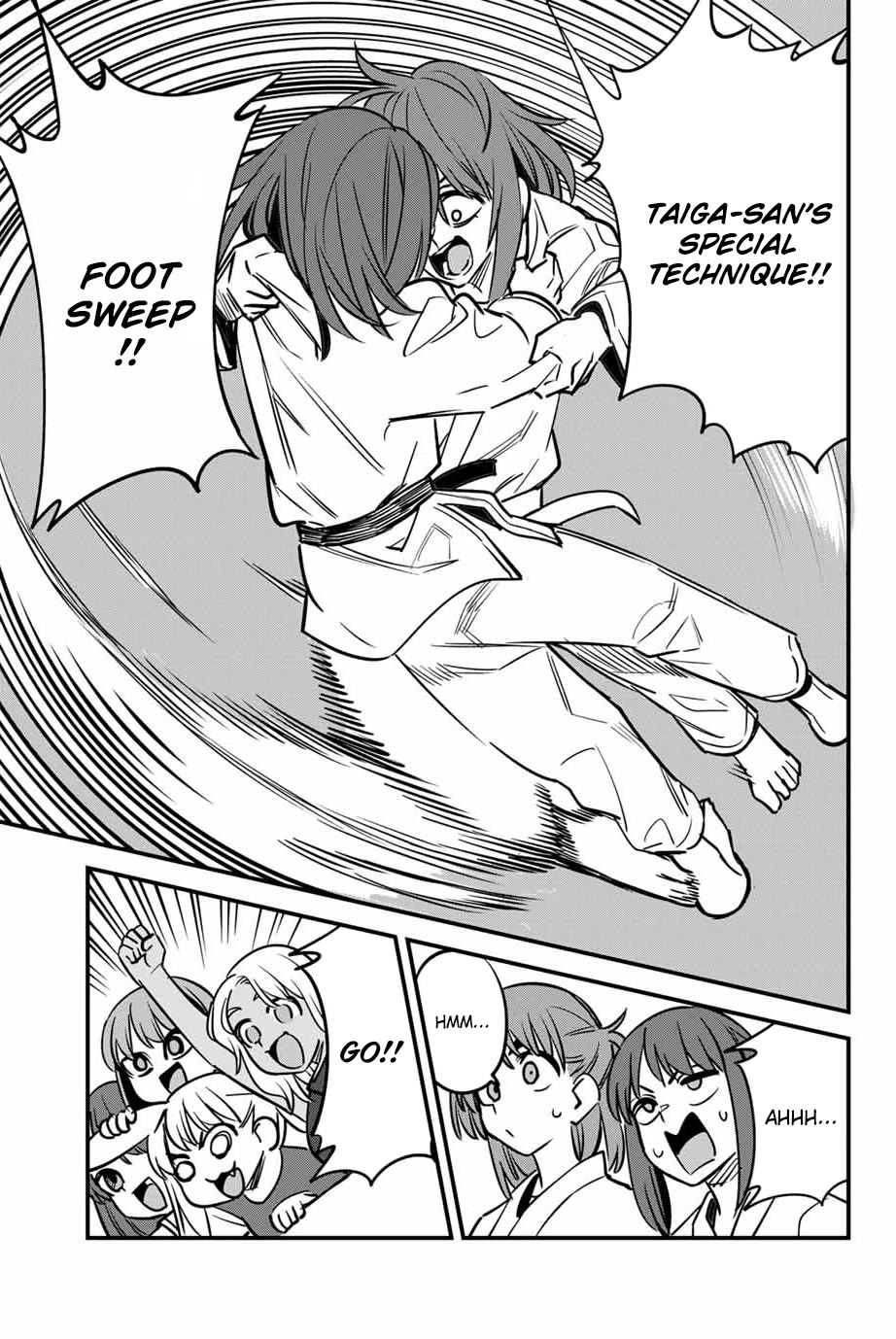 Please don't bully me, Nagatoro Chapter 136 page 17 - Chapter 136: Gamo-chan!! Go for it!!