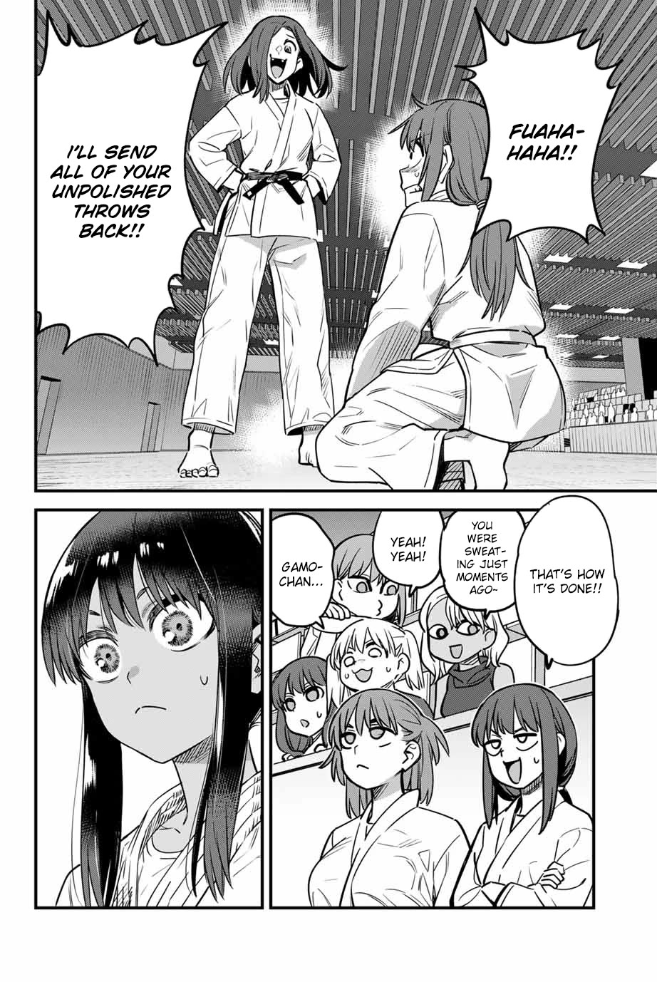 Please don't bully me, Nagatoro Chapter 136 page 20 - Chapter 136: Gamo-chan!! Go for it!!