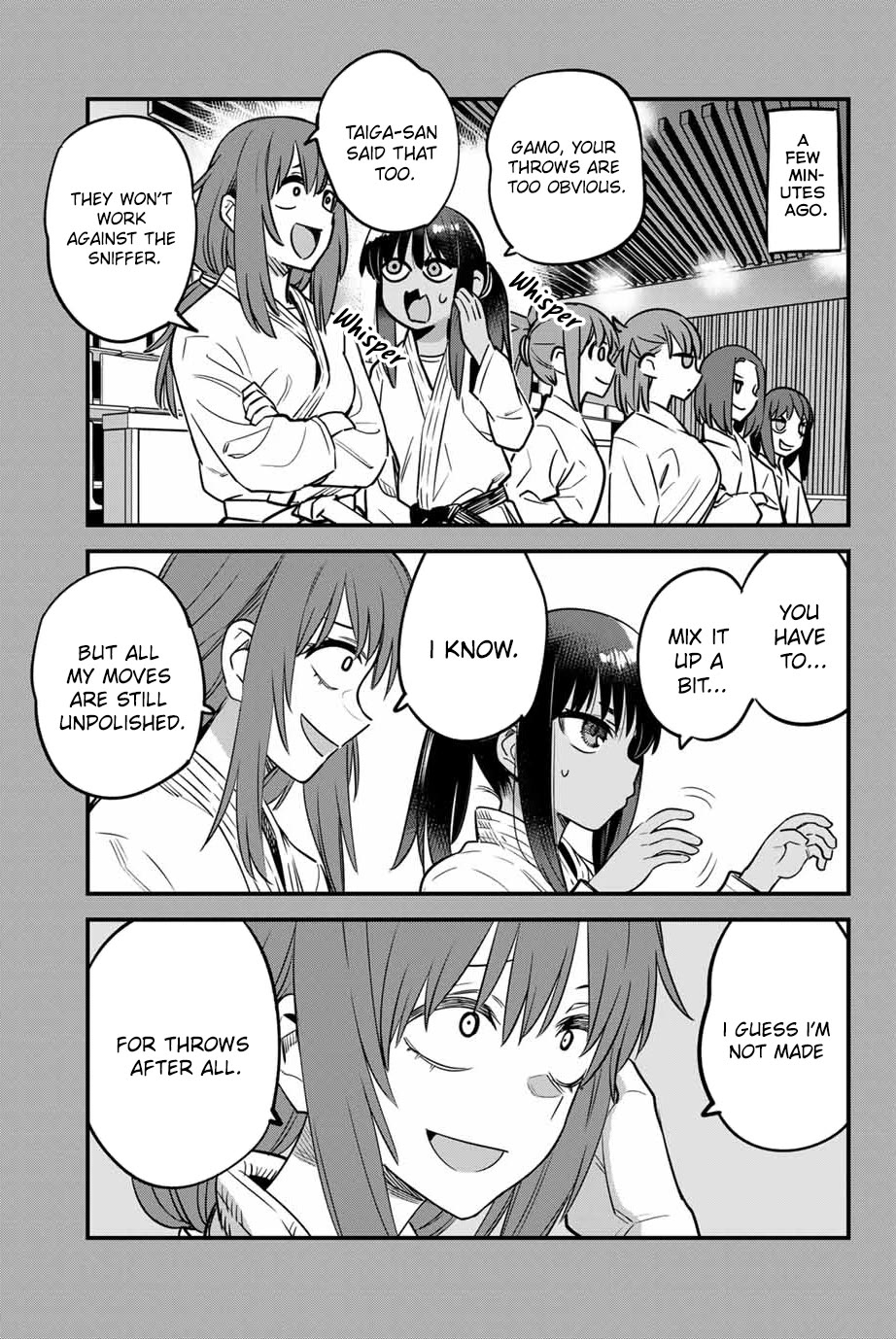 Please don't bully me, Nagatoro Chapter 136 page 21 - Chapter 136: Gamo-chan!! Go for it!!